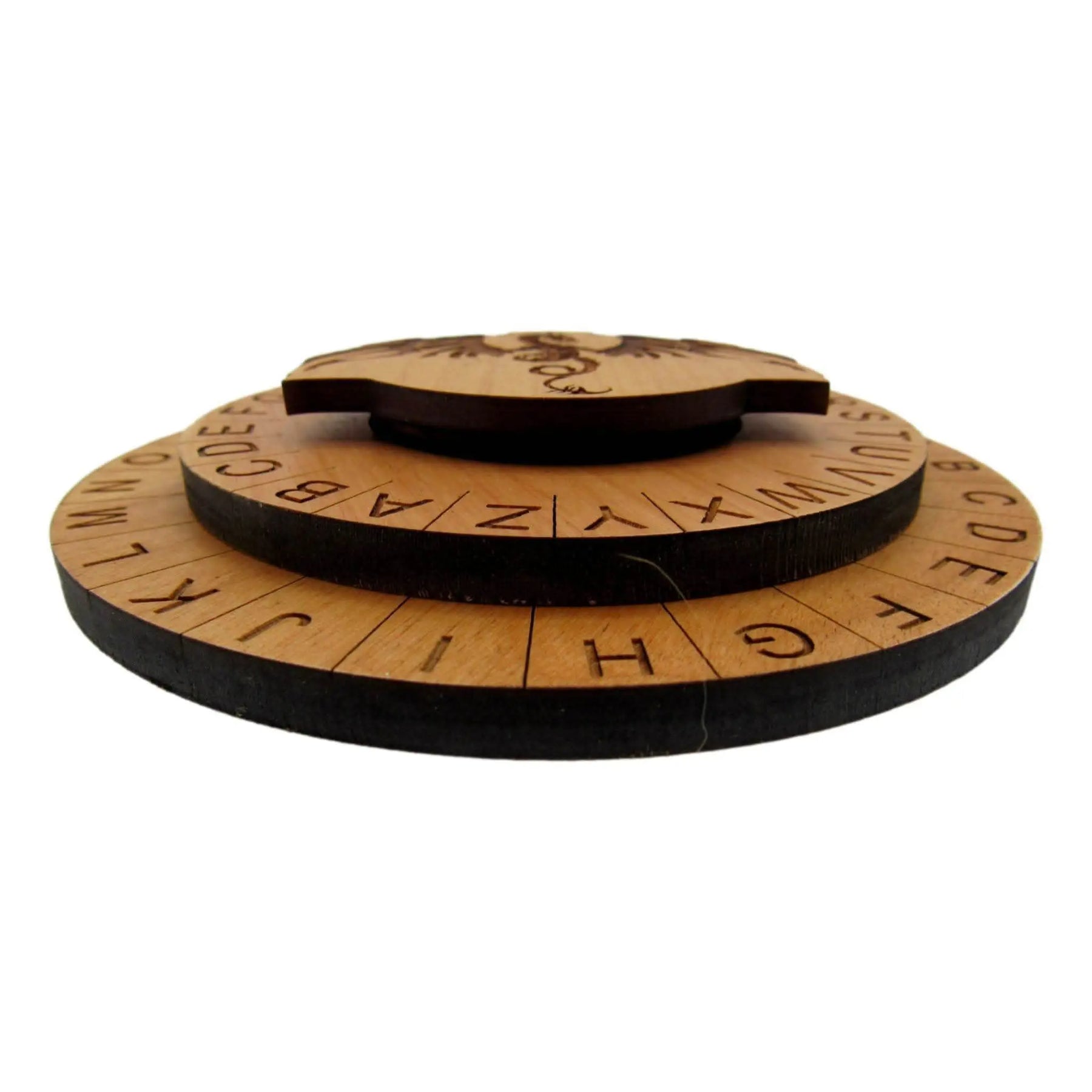 The Dragons Cipher Wheel - Escape Room Decoder Prop by Creative Escape Rooms, Southern lifestyle apparel detail photo 3