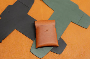 The Emerson by Harland Handmade USA, handmade leather goods detail photo 2