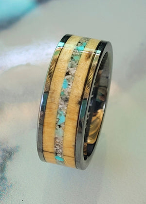 The Forever and A Day Memorial Ring by Cotton Street Art Company, handmade jewelry detail photo 2