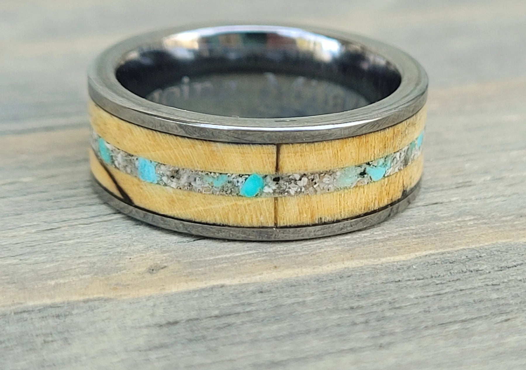 The Forever and A Day Memorial Ring by Cotton Street Art Company, handmade jewelry detail photo 5