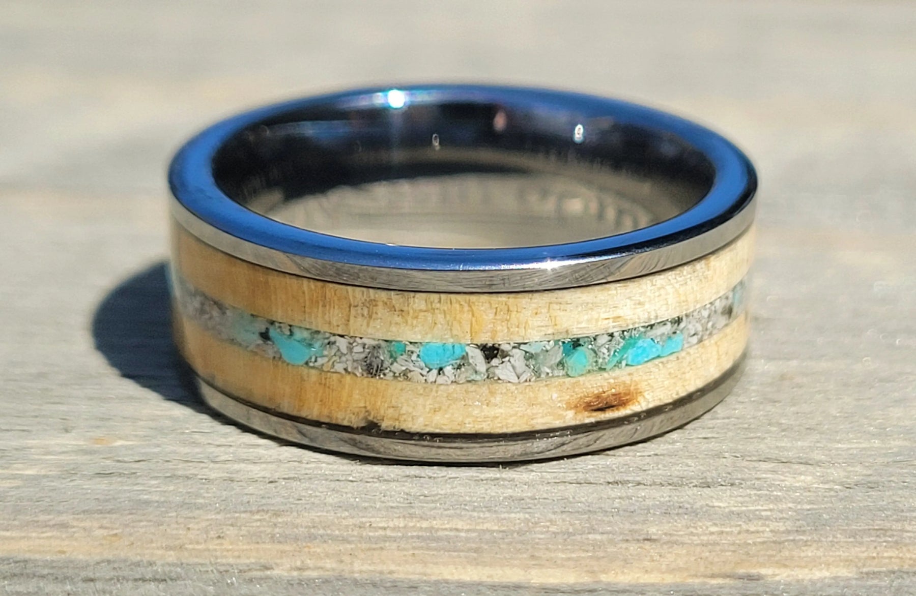 The Forever and A Day Memorial Ring by Cotton Street Art Company, handmade jewelry detail photo 6