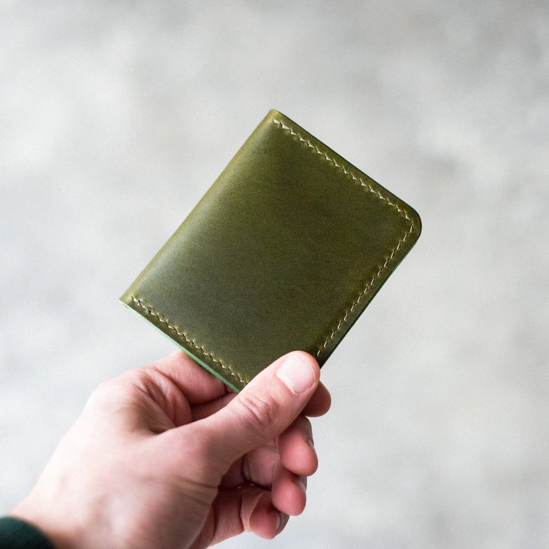 The Garrison by Harland Handmade USA, handmade leather goods detail photo 4