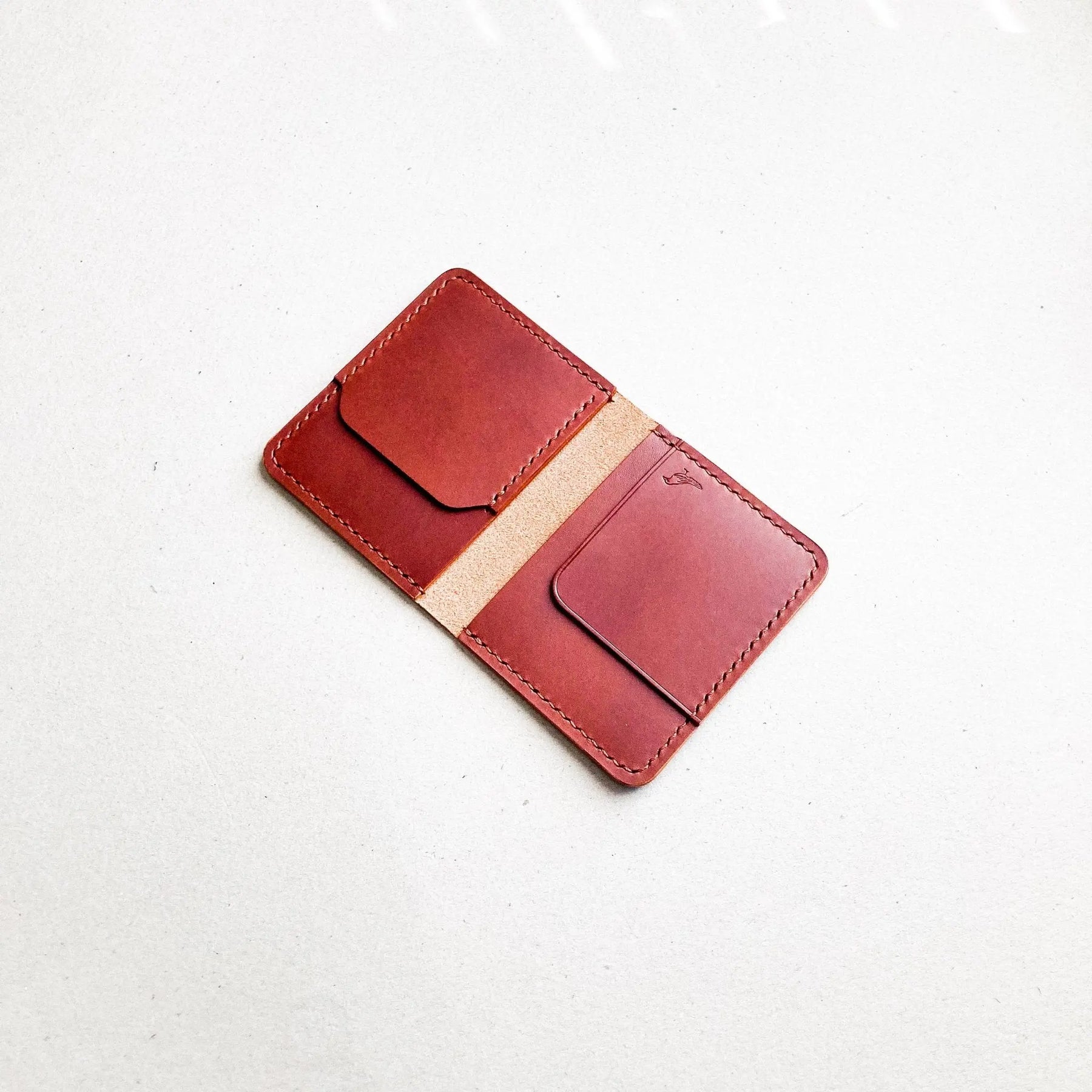 The Garrison by Harland Handmade USA, handmade leather goods detail photo 9