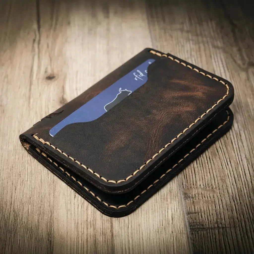 The Georgetown by Bull Sheath Leather, handmade leather goods detail photo 8
