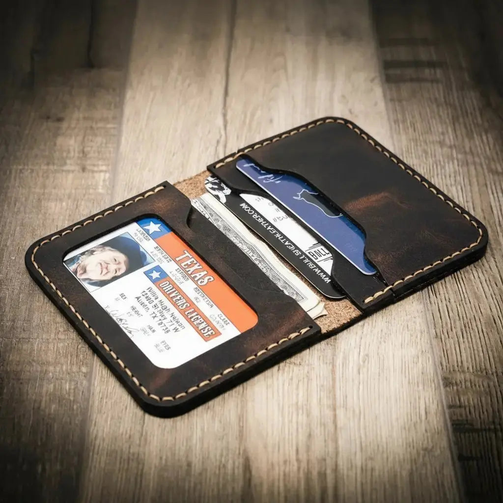 The Georgetown by Bull Sheath Leather, handmade leather goods detail photo 9