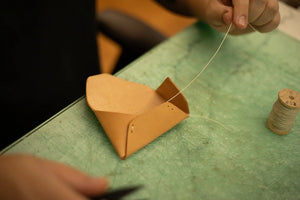 The Grove by Harland Handmade USA, handmade leather goods detail photo 3