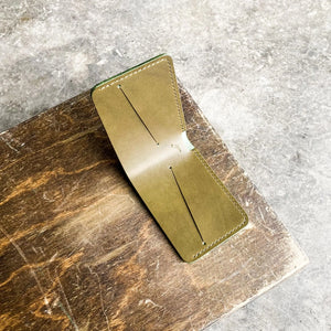 The Kingston by Harland Handmade USA, handmade leather goods detail photo 3