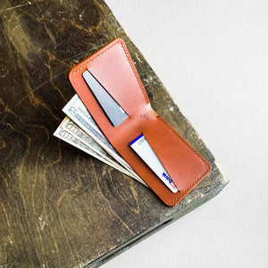 The Kingston by Harland Handmade USA, handmade leather goods detail photo 5