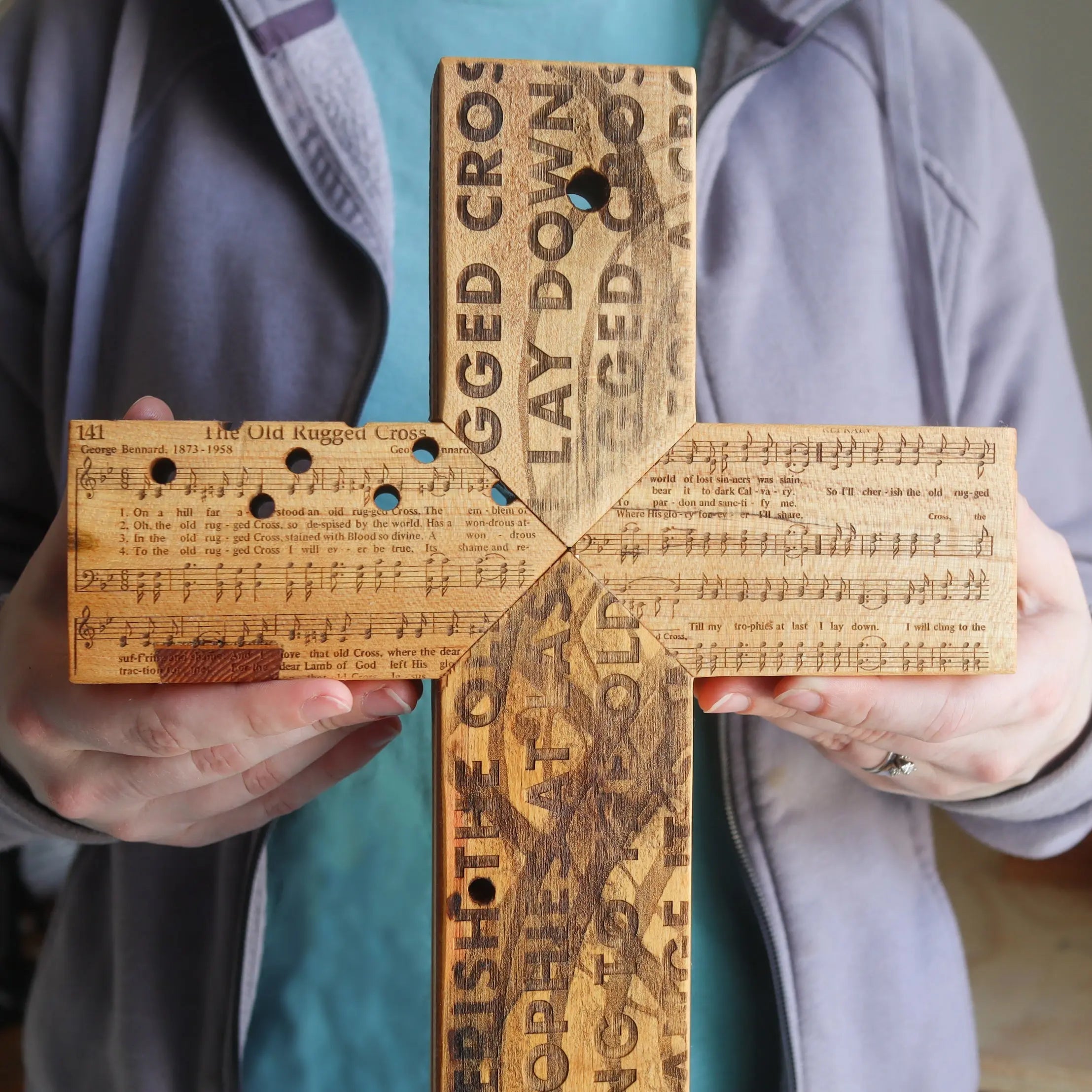 The Old Rugged Cross by Dennehey Design Co., religious items main product photo