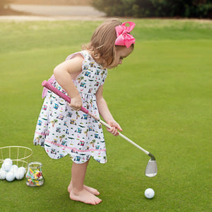 The Palms Reversible Golf Dress by Seven Lantern Lane, Southern lifestyle apparel detail photo 8