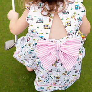 The Palms Reversible Golf Dress by Seven Lantern Lane, Southern lifestyle apparel detail photo 9