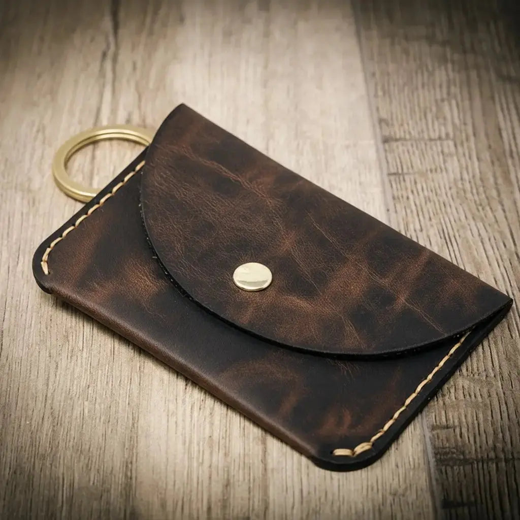 The Richmond by Bull Sheath Leather, handmade leather goods detail photo 7