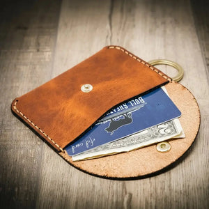 The Richmond by Bull Sheath Leather, handmade leather goods detail photo 9