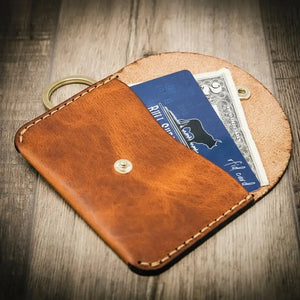 The Richmond by Bull Sheath Leather, handmade leather goods detail photo 11