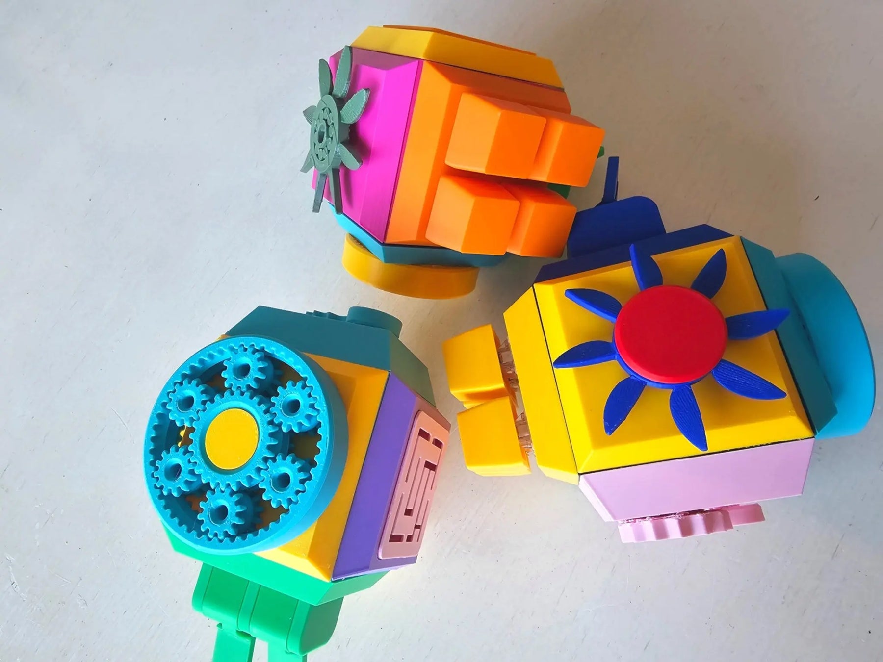 The Tween Space Modular Fidget Cube — Swappable Sensory Toy | 4 Inch by The Tween Space, 3D printed gift detail photo 4