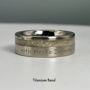 The "I'll Be Here" Memorial Ring by Cotton Street Art Company, handmade jewelry detail photo 3