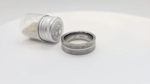 The "I'll Be Here" Memorial Ring by Cotton Street Art Company, handmade jewelry detail photo 5
