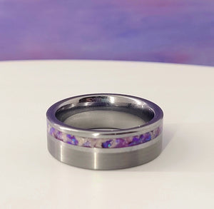 The "Sun is Gone" Memorial Ring by Cotton Street Art Company, handmade jewelry detail photo 5