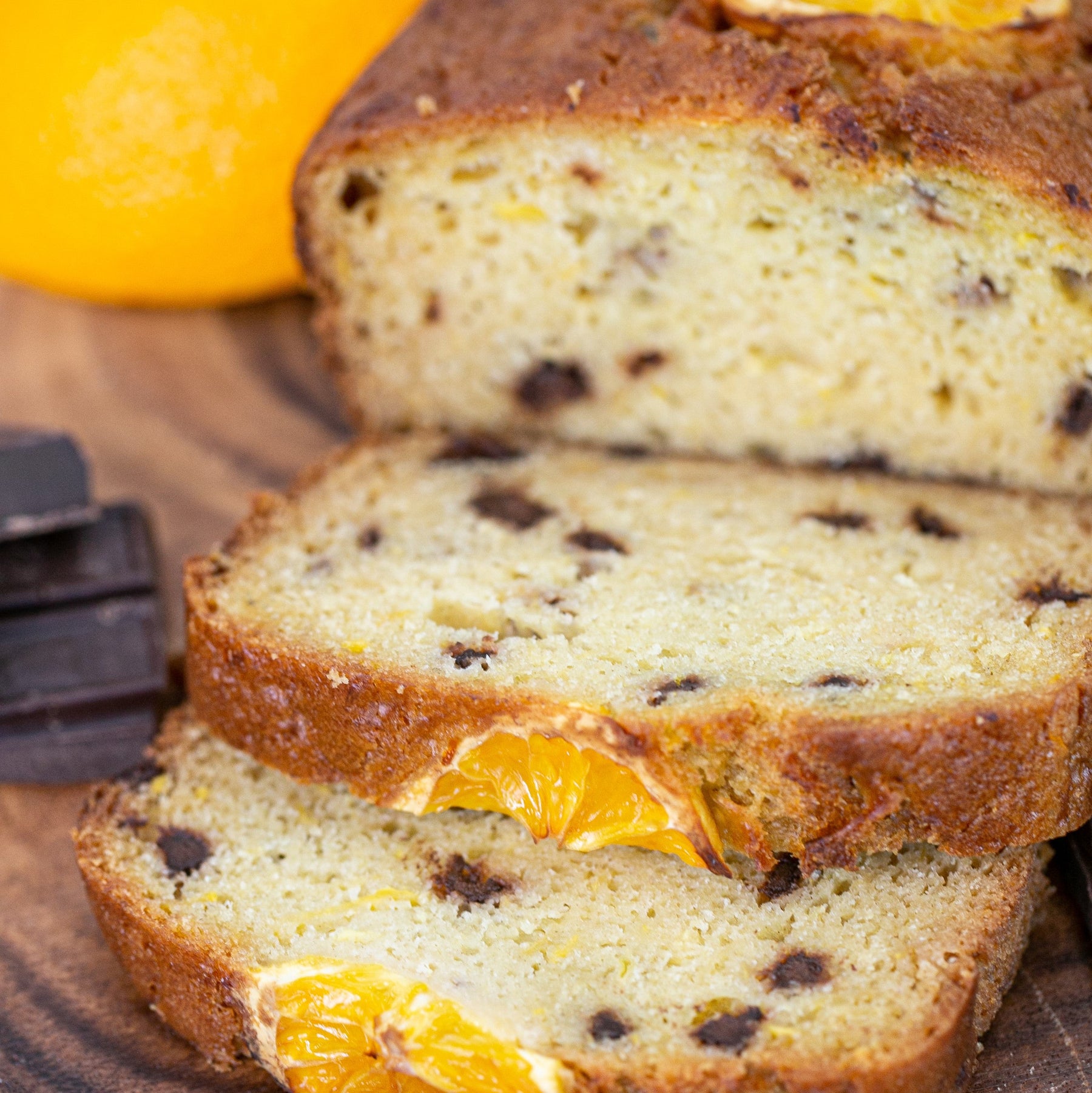 The Jaffa Cake - Vegan detail view by Two and a Half Irishmen - Traditional Irish Baking
