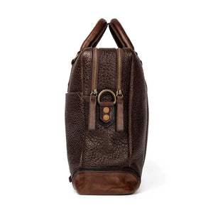Theodore Leather Briefcase by Mission Mercantile Leather Goods, handmade leather goods detail photo 8