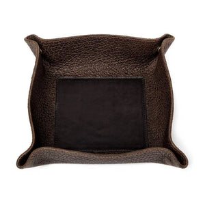 Theodore Leather Desk Caddy by Mission Mercantile Leather Goods, handmade leather goods detail photo 4