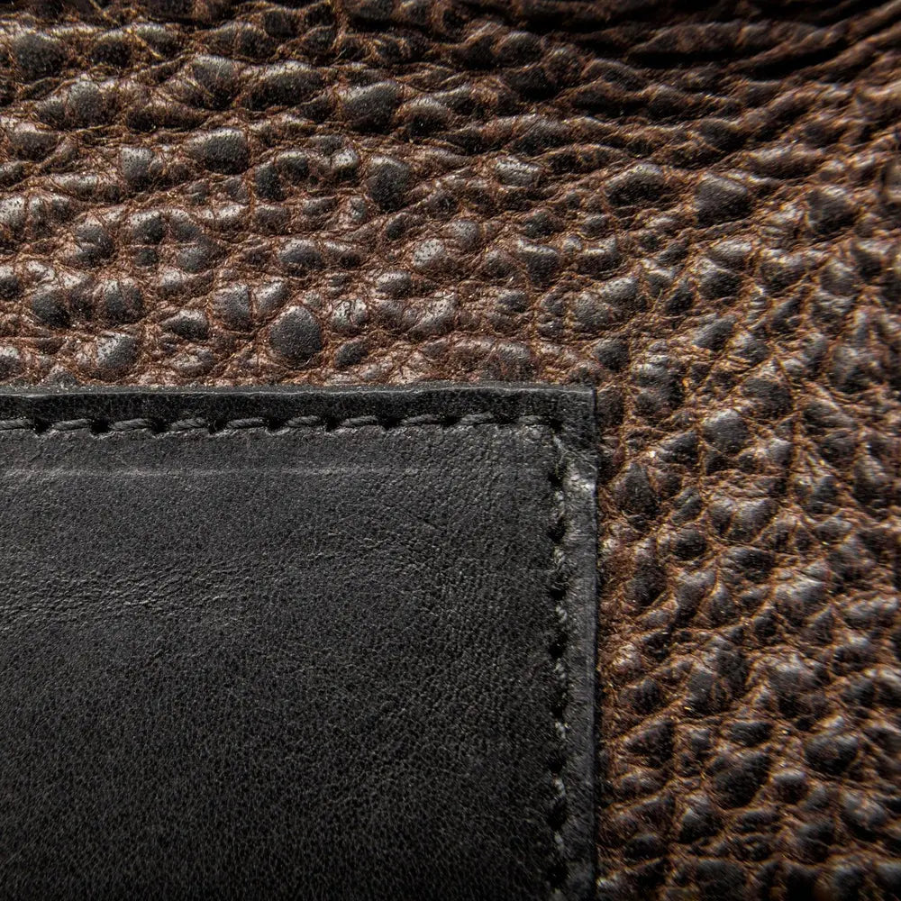 Theodore Leather Desk Caddy by Mission Mercantile Leather Goods, handmade leather goods detail photo 6