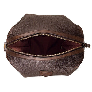 Theodore Leather Toiletry Wash Bag by Mission Mercantile Leather Goods, natural skincare detail photo 8