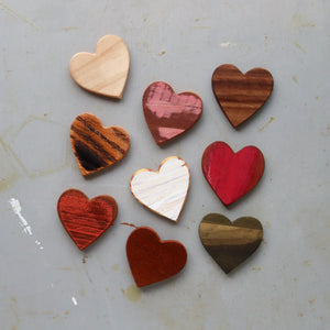 Thin Wooden Hearts by Dennehey Design Co., Southern home decor detail photo 6