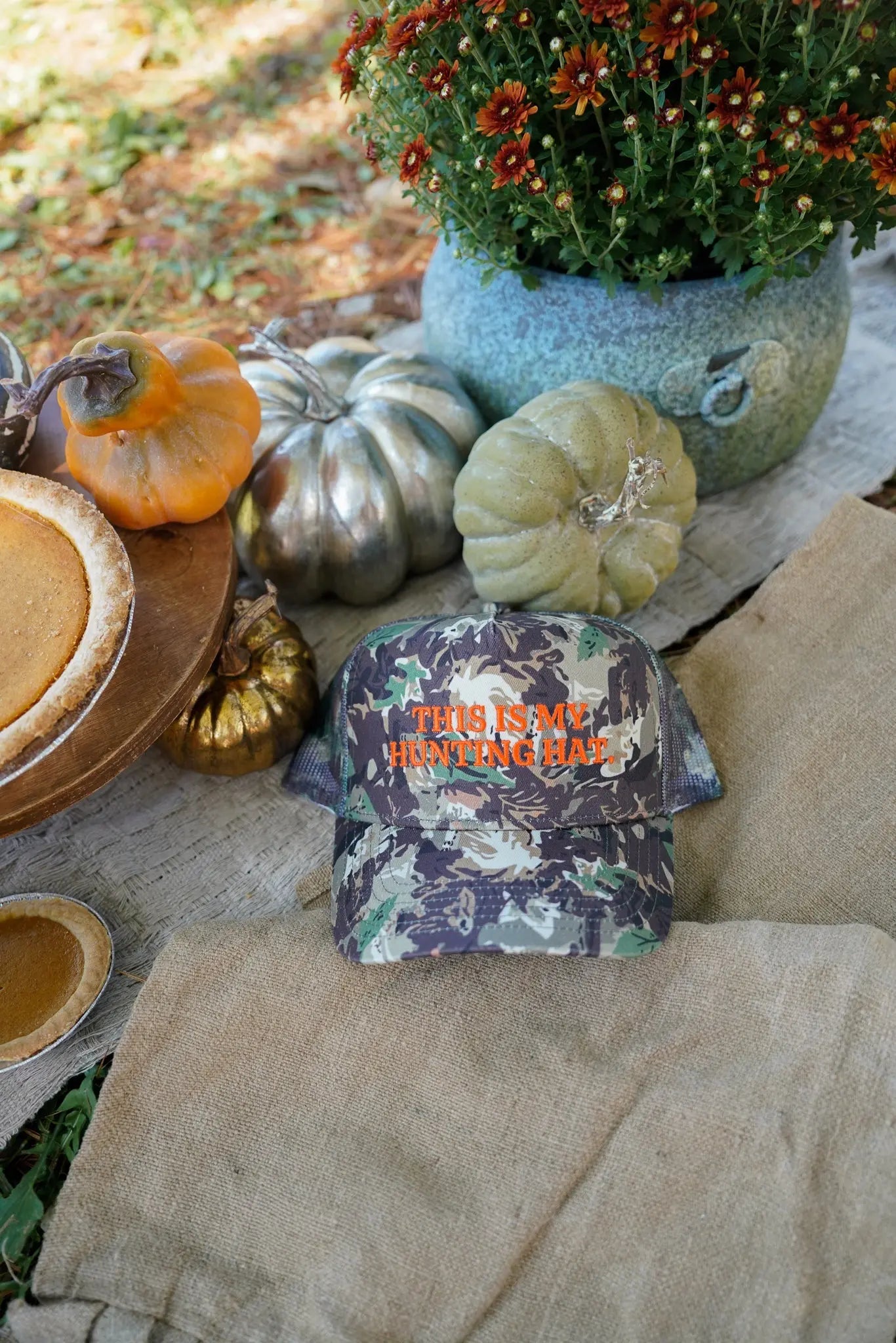 This is my Hunting Hat. - Camo Trucker Hat by KenzKustomz, Southern lifestyle apparel detail photo 10