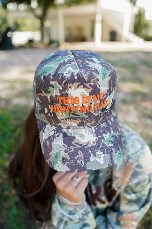 This is my Hunting Hat. - Camo Trucker Hat by KenzKustomz, Southern lifestyle apparel detail photo 12