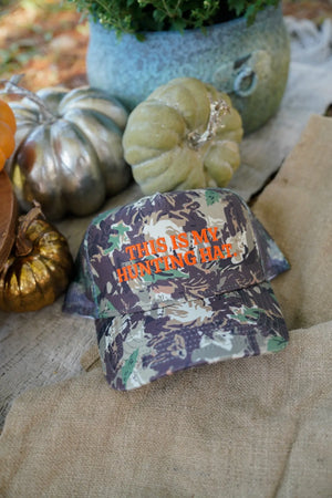 This is my Hunting Hat. - Camo Trucker Hat by KenzKustomz, Southern lifestyle apparel detail photo 14