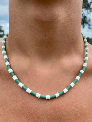 Tombolo Necklace by HALT, handmade jewelry detail photo 2