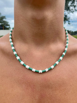 Tombolo Necklace by HALT, handmade jewelry detail photo 3