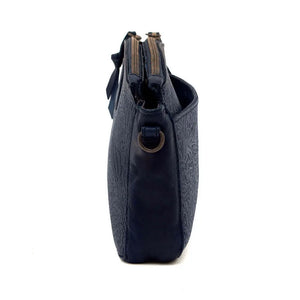 Tooled Leather Crossbody Bag by Mission Mercantile Leather Goods, natural skincare detail photo 8