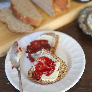 Traditional Irish Brown Soda Bread detail view by Two and a Half Irishmen - Traditional Irish Baking