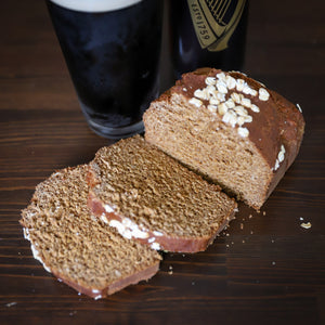Traditional Irish Guinness Treacle Bread detail view by Two and a Half Irishmen - Traditional Irish Baking