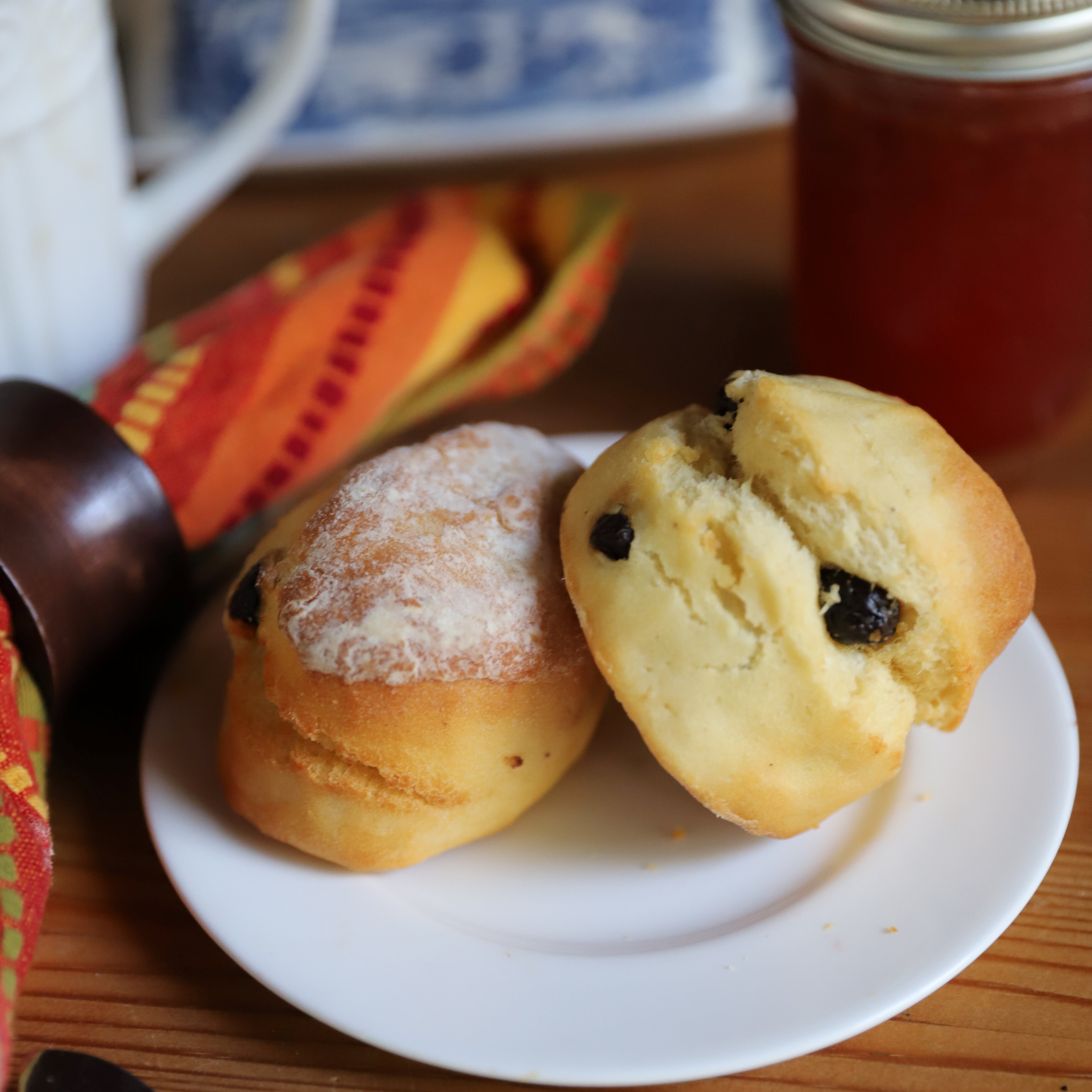 Traditional Irish Buttermilk Fruit Scones detail view by Two and a Half Irishmen - Traditional Irish Baking