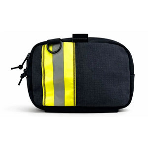 TrailHound Fanny Pack - Bunker Gear Edition by Recycled Firefighter, handmade leather goods detail photo 3