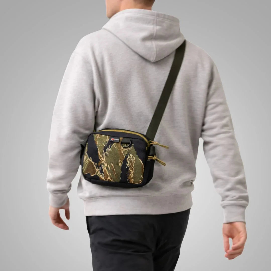 TrailHound Fanny Pack - Cordura Edition by Recycled Firefighter, handmade leather goods detail photo 5