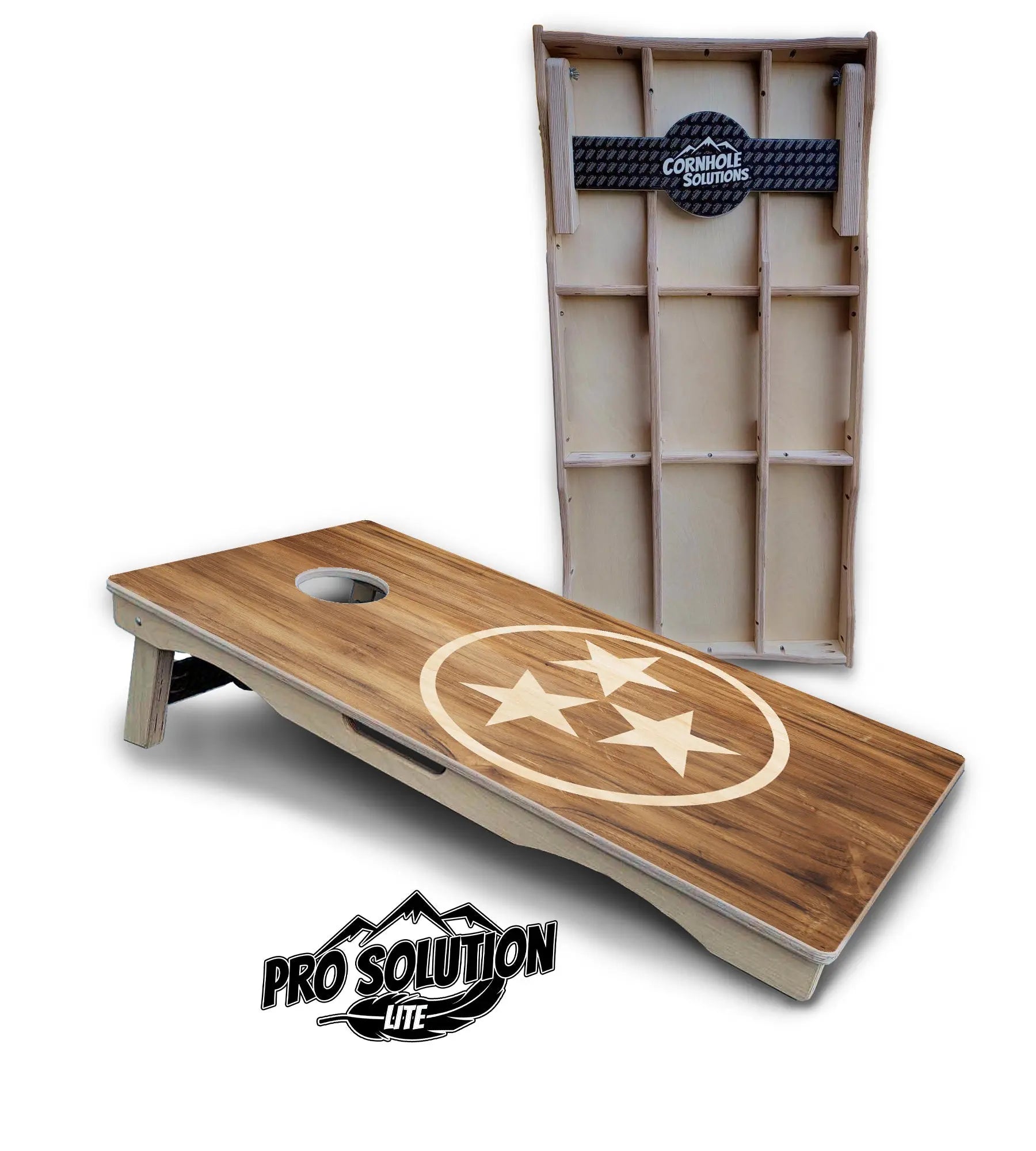 Tristar Cornhole Boards - Pro Solution Lite Series by Cornhole Solutions, custom cornhole board main product photo