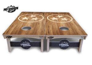 Tristar Cornhole Boards - Pro Solution Lite Series by Cornhole Solutions, custom cornhole board detail photo 3