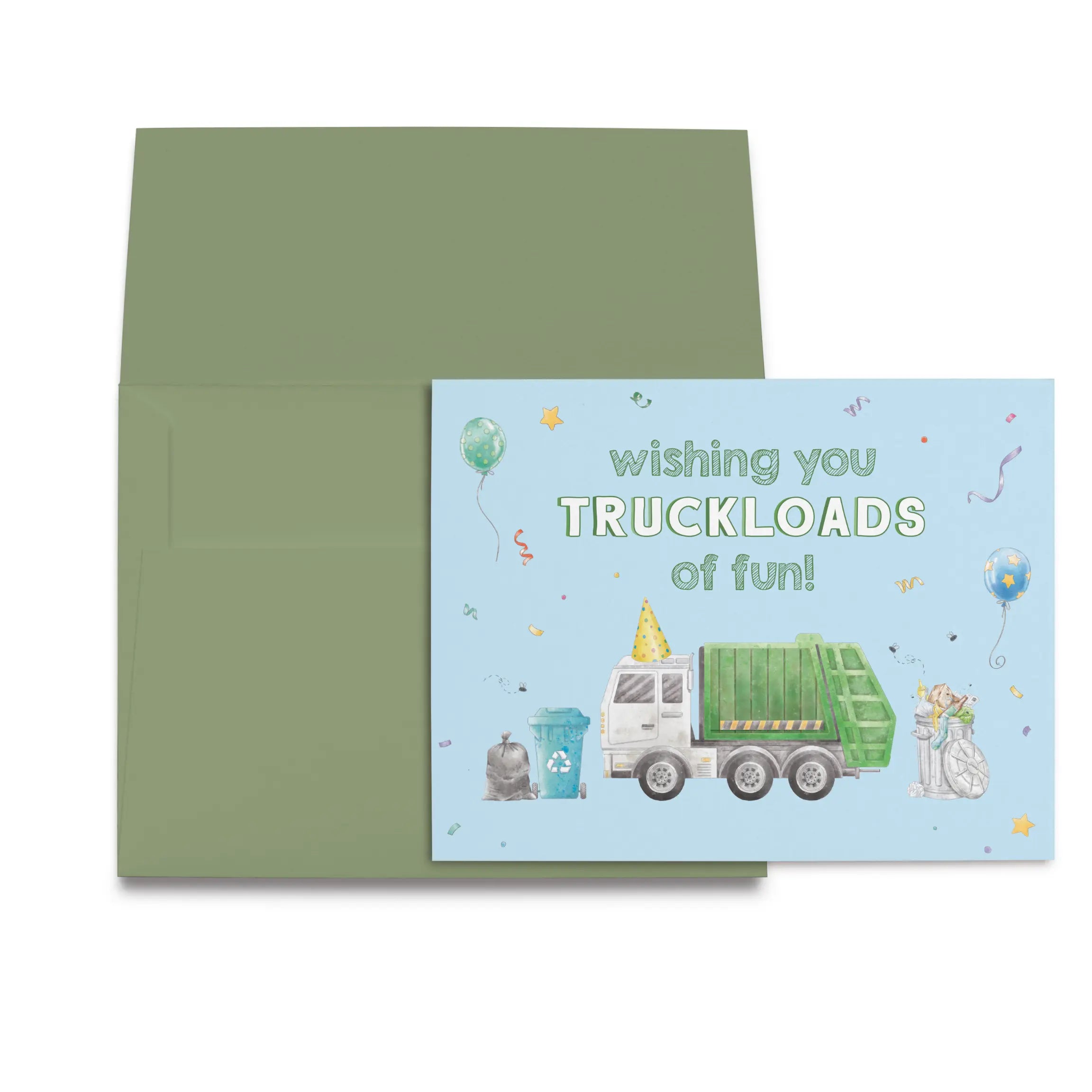 Truckloads of Fun Birthday Card by Nola Tawk, paper gift main product photo
