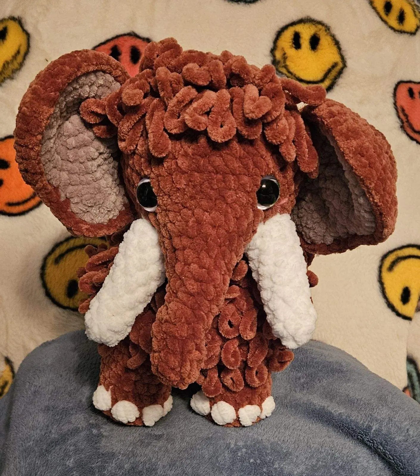 Tully the Mammoth by Klassy Krafts, 3D printed toy detail photo 2