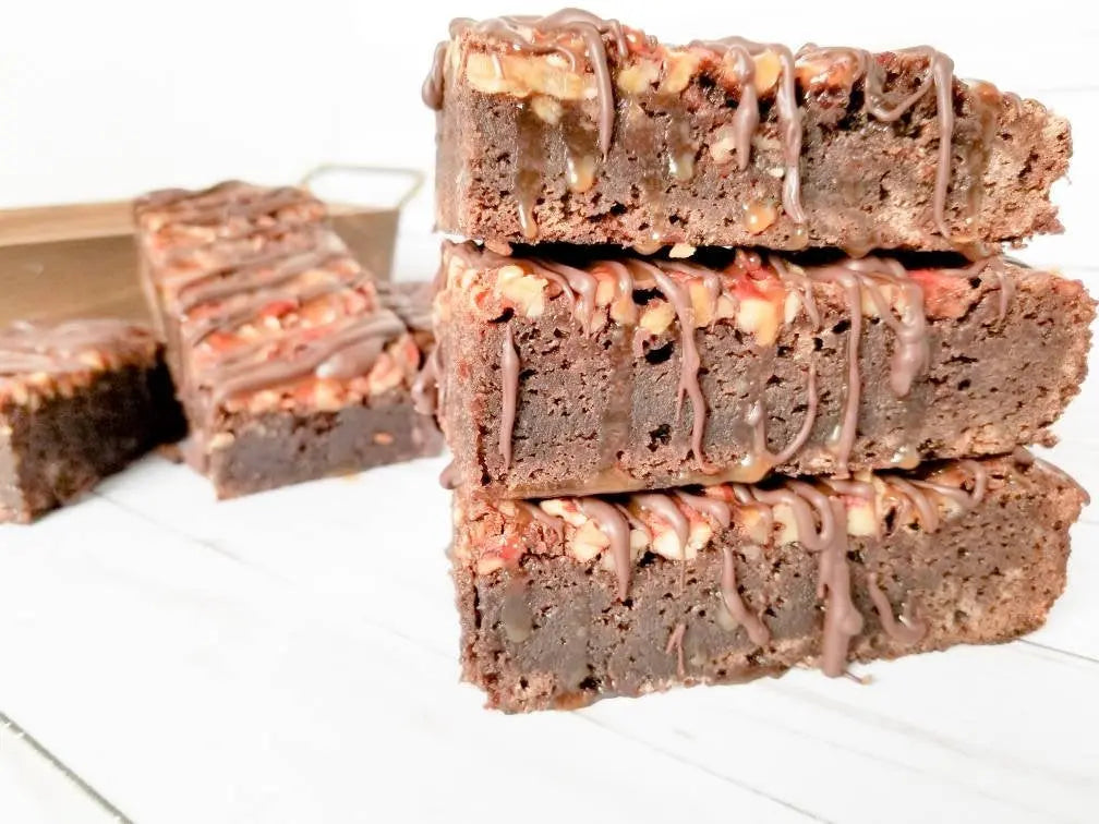 Turtle Brownies by Let's Get Baked Artisan Desserts, graphic tee detail photo 3