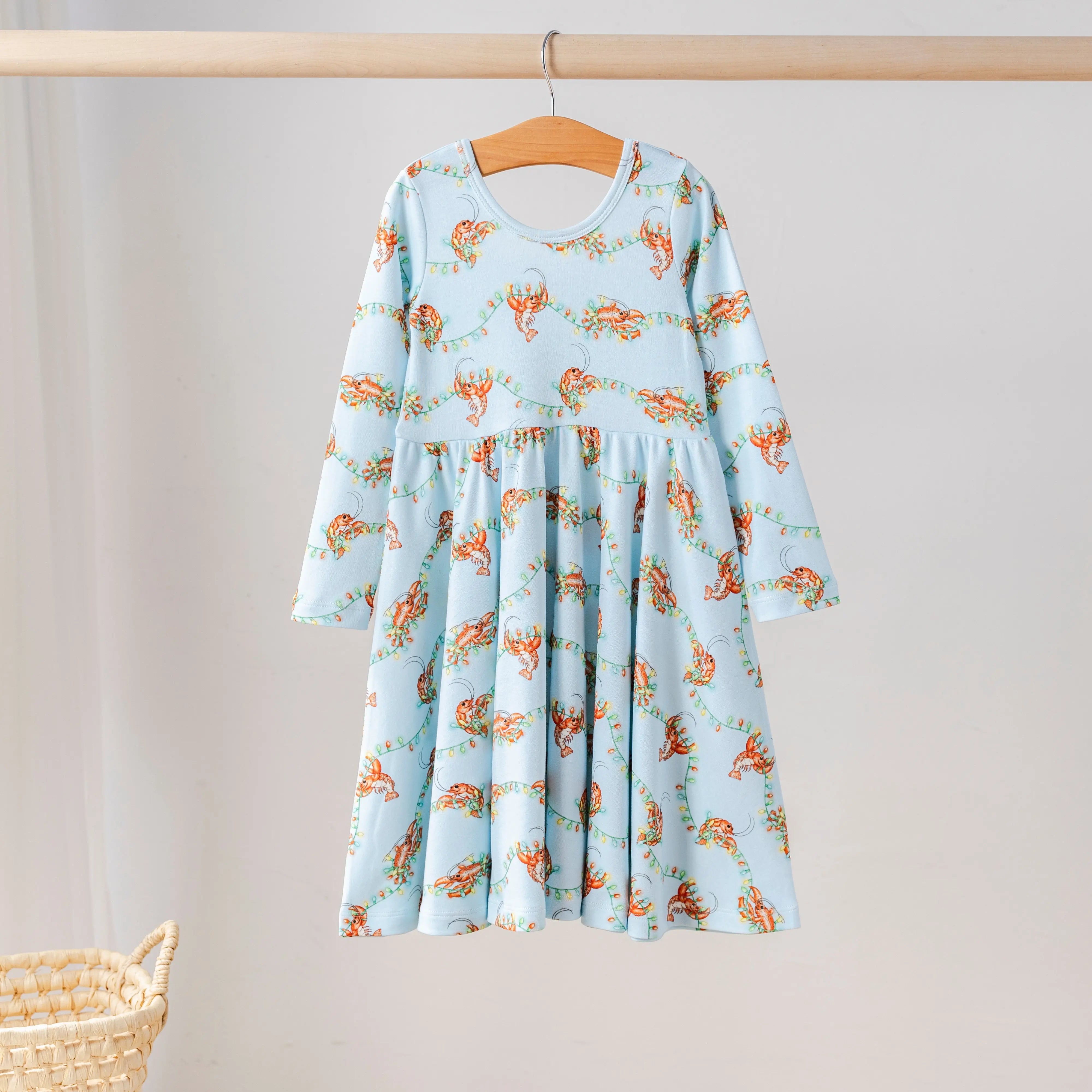 Twinkling Tails Organic Cotton Dress for Kids by Nola Tawk, Southern lifestyle apparel main product photo