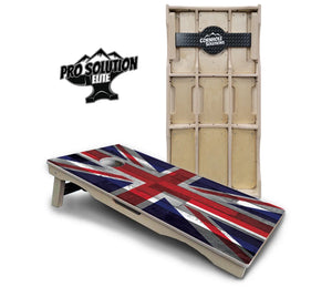 USA / Canada / Union Jack Plank Flag Cornhole Boards - Pro Solution Elite Series by Cornhole Solutions, custom cornhole board detail photo 12