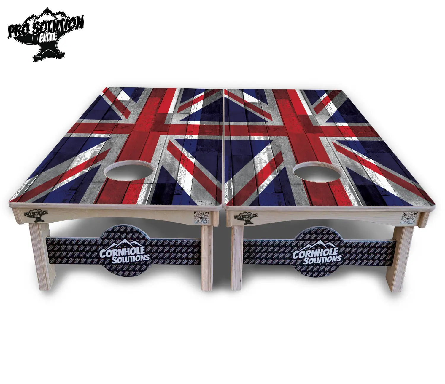 USA / Canada / Union Jack Plank Flag Cornhole Boards - Pro Solution Elite Series by Cornhole Solutions, custom cornhole board detail photo 14