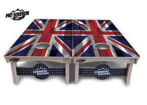USA / Canada / Union Jack Plank Flag Cornhole Boards - Pro Solution Lite Series by Cornhole Solutions, custom cornhole board detail photo 13