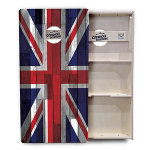 USA / Canada / Union Jack Plank Flags Cornhole Boards - Professional Tournament Series by Cornhole Solutions, custom cornhole board detail photo 9