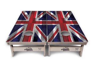 USA / Canada / Union Jack Plank Flags Cornhole Boards - Professional Tournament Series by Cornhole Solutions, custom cornhole board detail photo 16